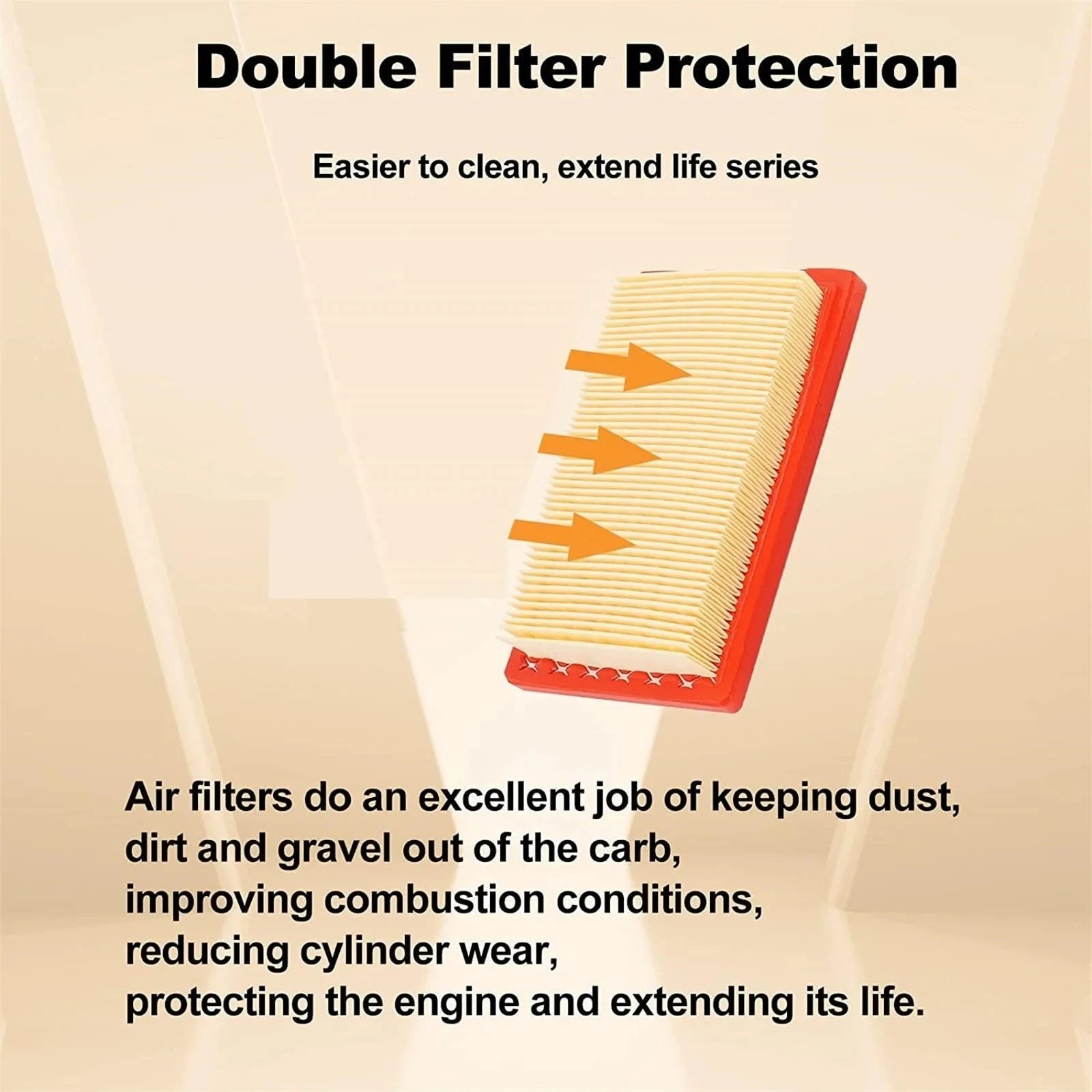 Air Filter for Kohler XT149 XT173 XT-6 XT-7 | 14 083 01-S Mower Air Filter Oasis Select