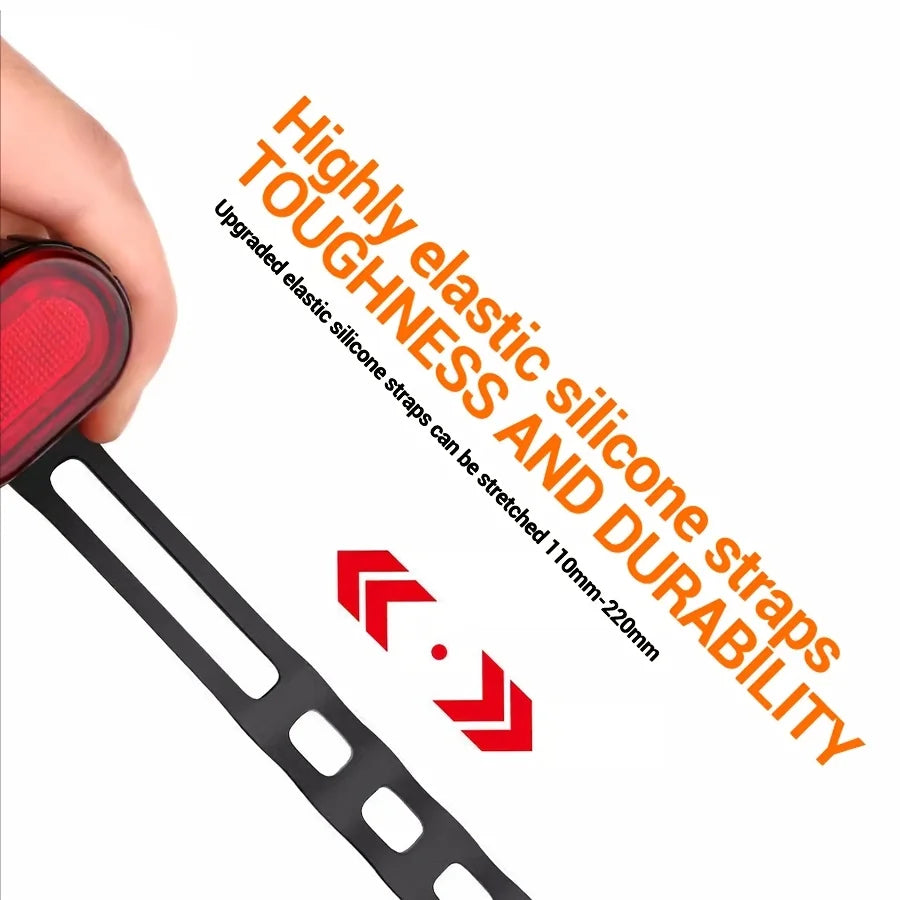 COB Bike Taillights USB Rechargeable Bicycle Safety Warning Light MTB LED Front Rear Headlight Waterproof Cycling Lamp Set Oasis Select