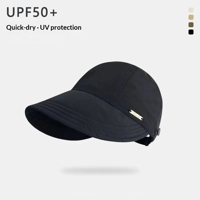 Womens Breathable Fisherman Hat Outdoor Summer Sun Protection Wide Brim Lightweight UV Blocking for Travel Beach Hiking Oasis Select one size A