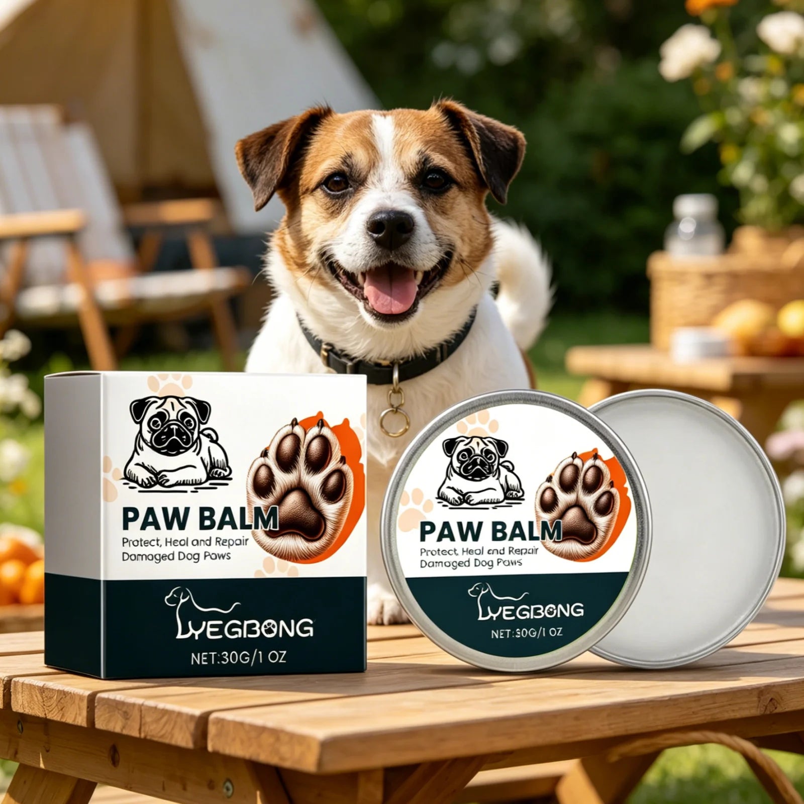 YEGBONG Dog Paw Balm – Shea Butter & Coconut Oil Moisturizer Dog Paw Balm Oasis Select Default Title