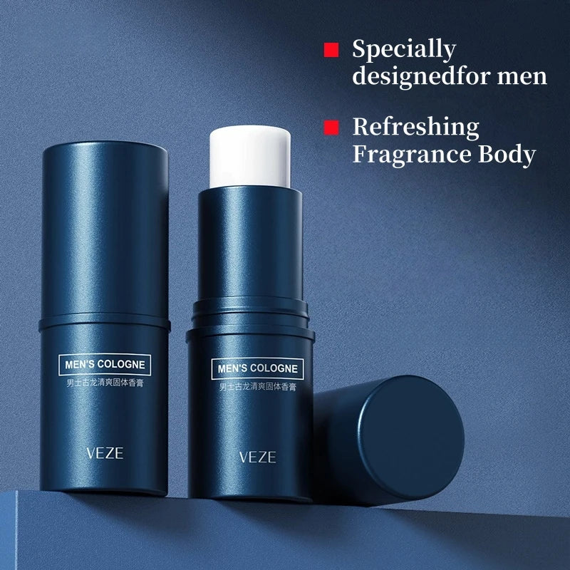 Men's Solid Perfume Stick – Fresh Portable Travel Fragrance Solid Cologne Stick Oasis Select