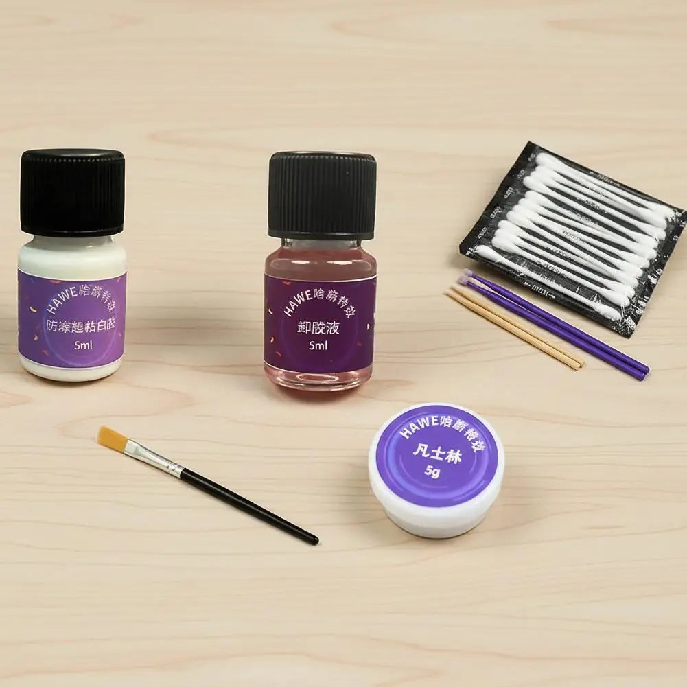 Spirit Gum Adhesive and Remover,5ml Professional Cosmetic Glue for Face, Skin, Body, Stage Special Effect Prosthetics Makeup Kit Oasis Select