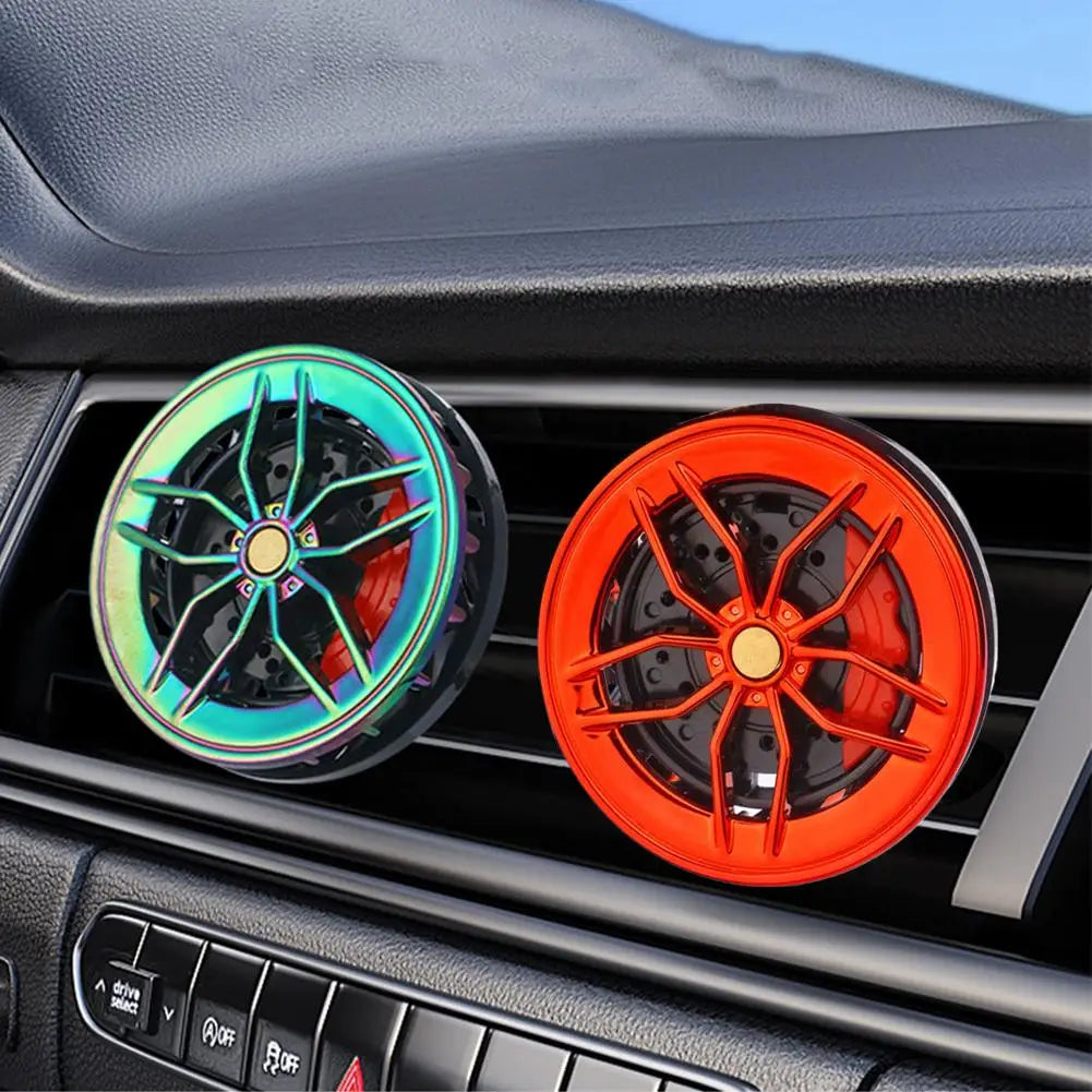 Car Air Vent Diffuser – Rotating Wheel Fragrance Clip