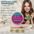 Biotin-enriched collagen shampoo bar provides hydration and nourishment, deeply nourishes the scalp, cleans gently, and protects Oasis Select 1PCS