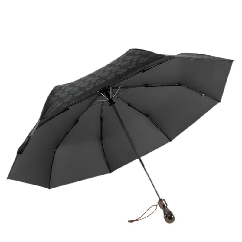 Ombrello Automatico Inghilterra Teschio Ombrello Pieghevole Ombrello Automatico UV Ombrello Automatico Di Apertura E Chiusura Oasis Select Black