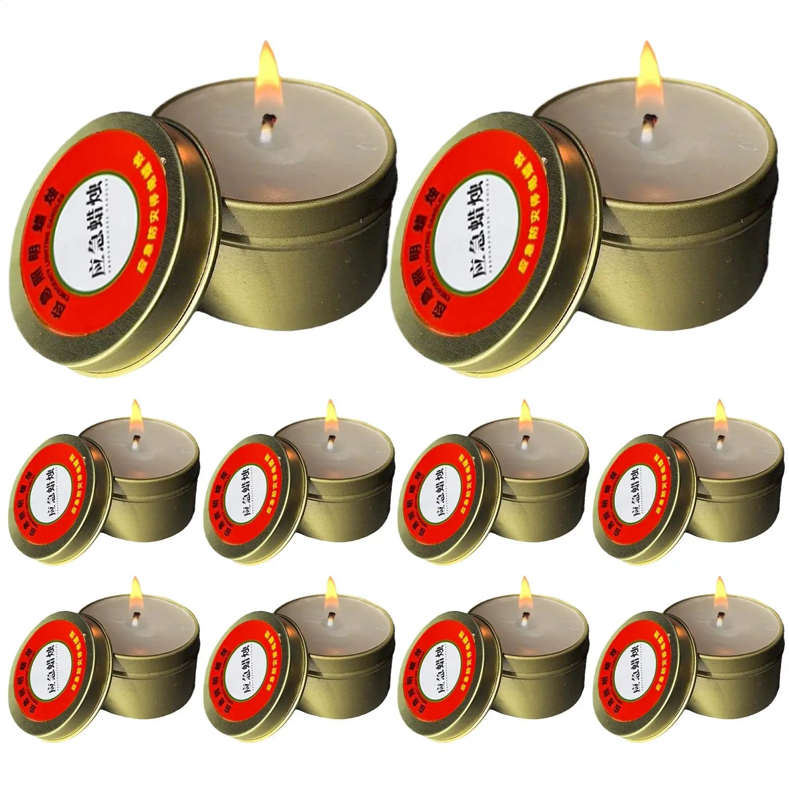 Emergency Candles for Household Power Outages Windproof Disaster Prevention Emergency Supplies No Electricity Lighting Candles Oasis Select