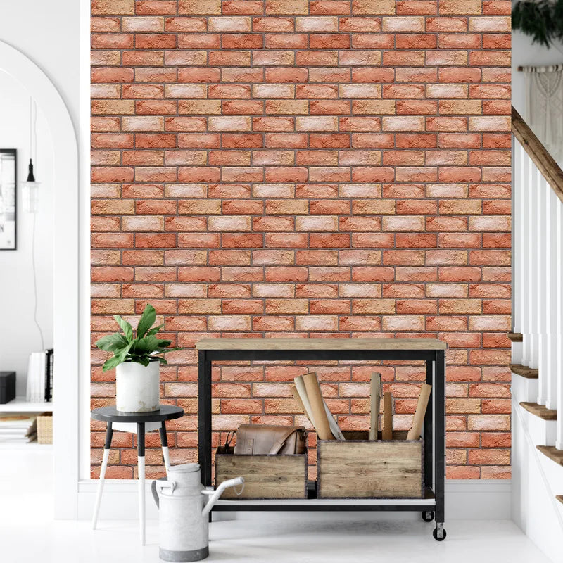Self Adhesive Brick Pattern Waterproof and Moisture-proof Renovation of Three-dimensional Wall Stickers for Home Wall Decoration Oasis Select