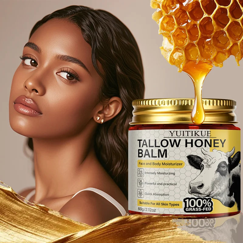 YUITIKUE Tallow Honey Balm – Non-Greasy Moisturising Face Cream