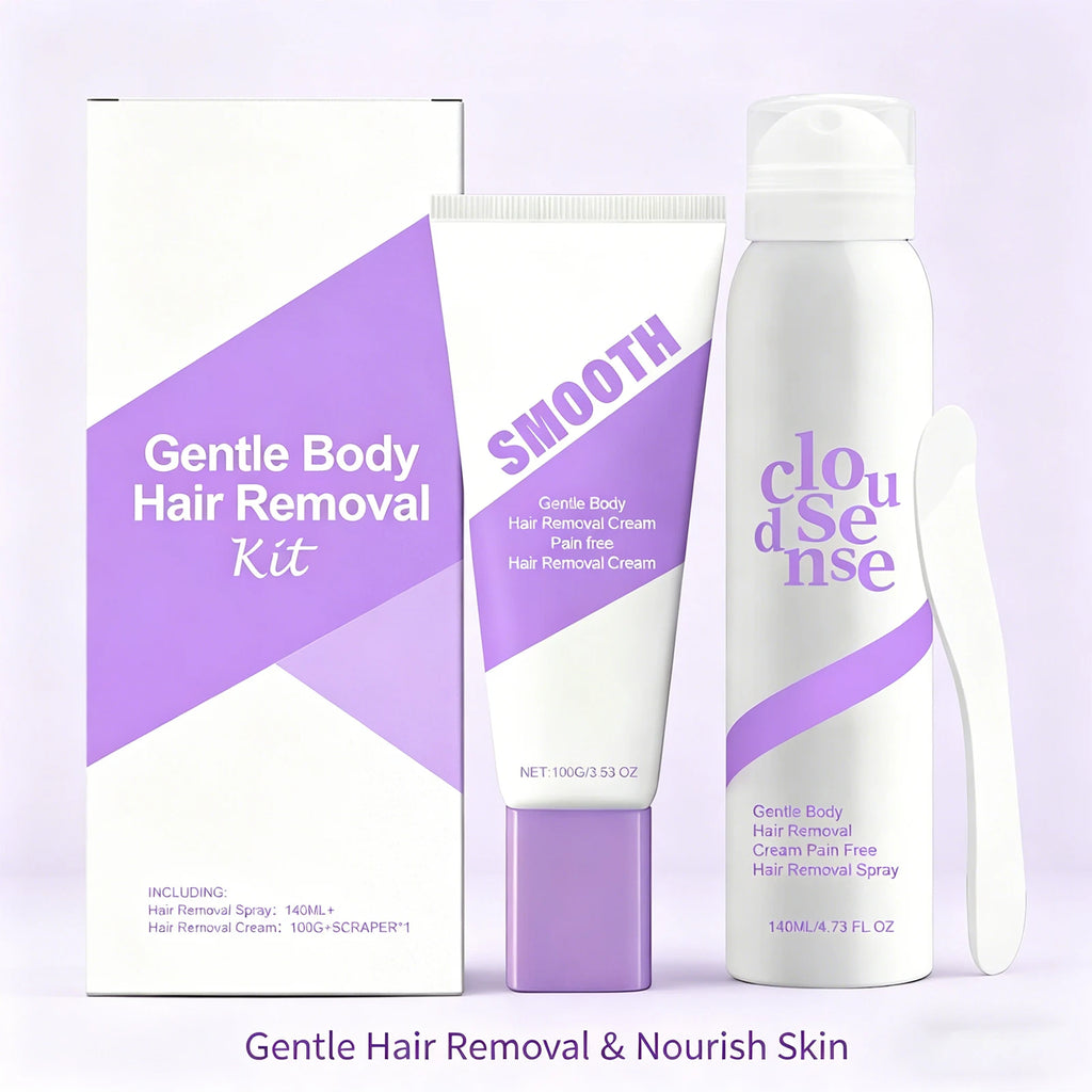 Hair Removal Mousse Pain Free Depilatory Foam Inhibit Hair Growth Soothing Full Body Use Underarm Leg Arm Lip Moisturizing Skin Oasis Select