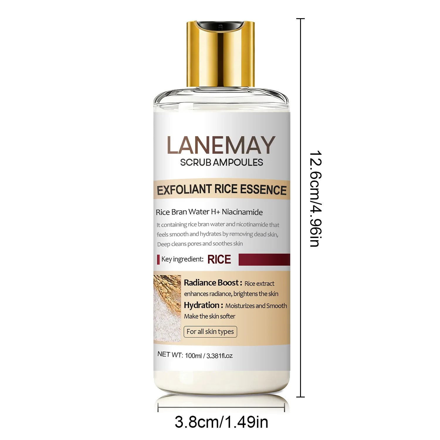 Rice Extract Exfoliating Essence – Smoother, Brighter Skin
