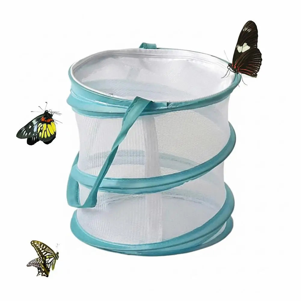 Retractable Insect & Butterfly Net + Observation Cage – Kids