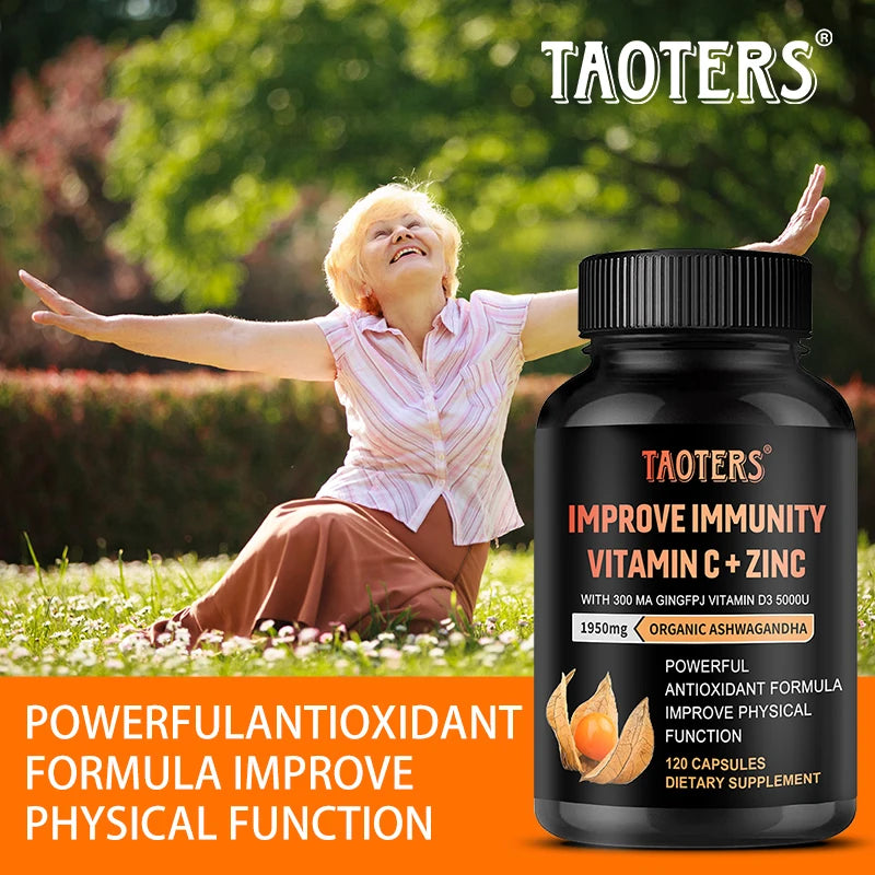 Organic Ashwagandha Capsules with Black Pepper | Focus & Sleep