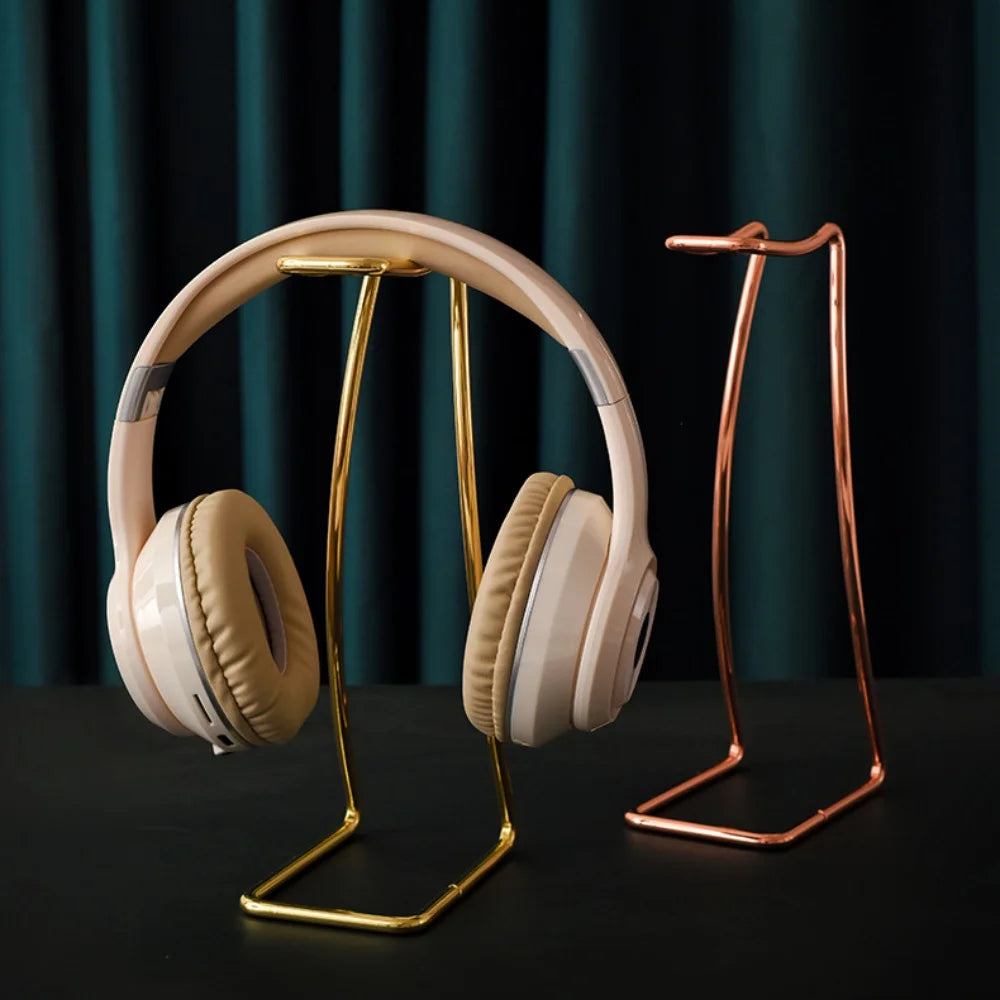Creative Desktop Headphone Storage Rack Computer Gaming Headphone Holder Simple Geometric Storage Stand Oasis Select