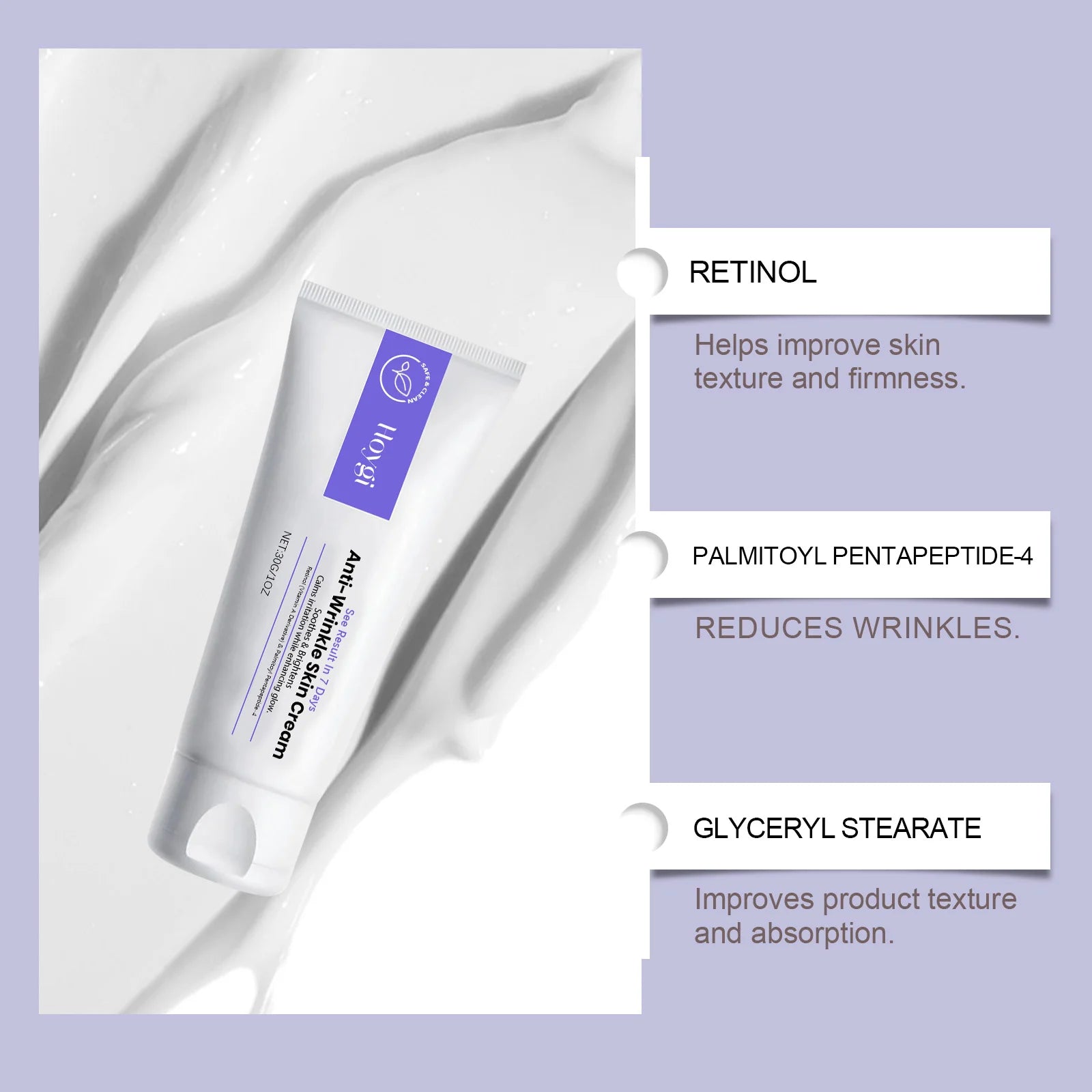 Hoygi Retinol Anti-Wrinkle Cream – Pore Shrinking & Firming