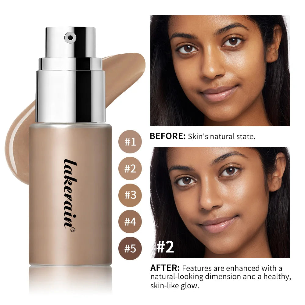 ibcccndc Liquid Foundation – Concealer, Bronzer & Brightening Liquid Foundation Oasis Select