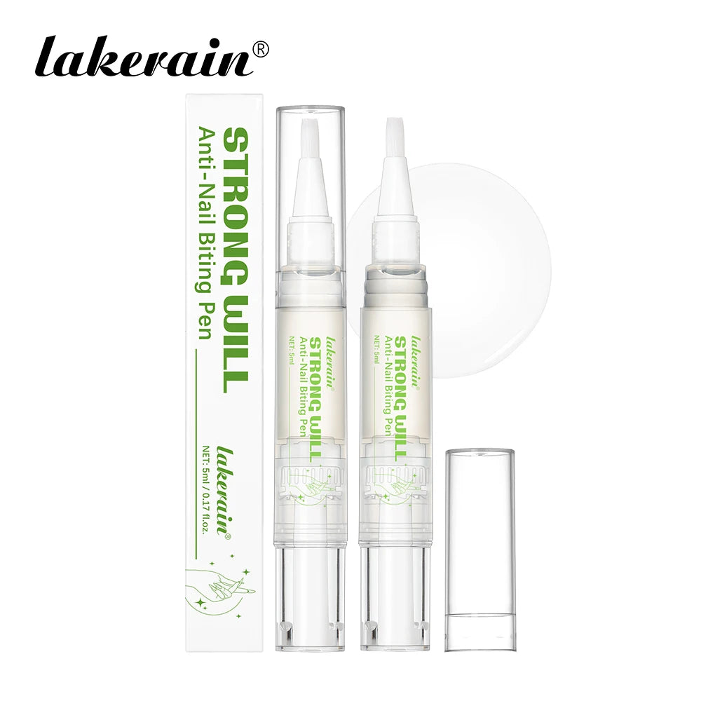 Lakerain Anti-Nail Biting Pen Strong Bitter Protect Nails Apply Quickly Safe Ingredients Natural Moisturizing Nail Pen Care Tool Oasis Select Anti biting nail pen