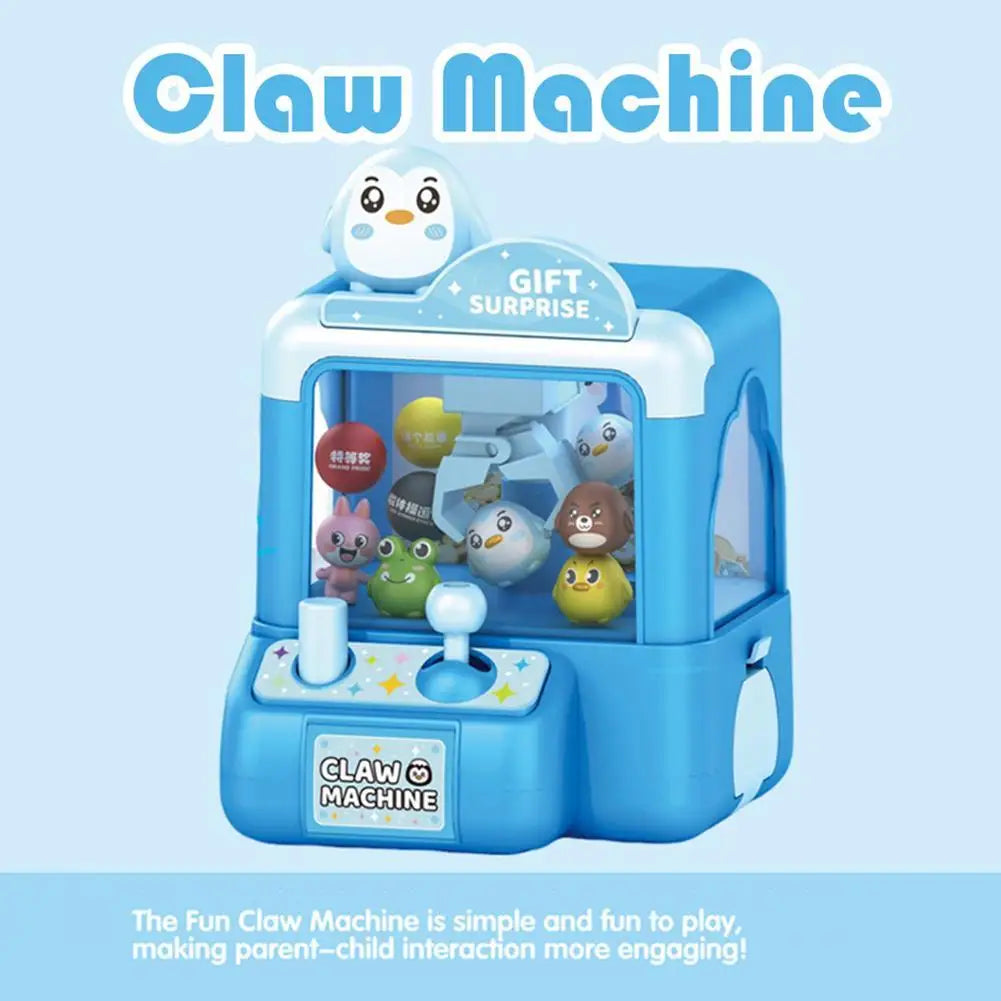 Mini Claw Machine Toy – Penguin Arcade Grabber Game for Kids