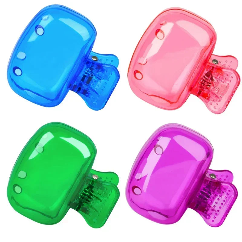 Toothbrush Covers Portable Toothbrush Protector Coverings Clips Tooth Brush Storage Head Cover Cap Tooth Brush Covers for Kids Oasis Select 4PCS Mixed Color A