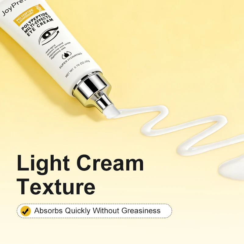 Joyprettyin Peptide Anti-Dark Circles Eye Cream Eye Bags Removal Anti-Wrinkle Lifting Firming Eye Care Oasis Select