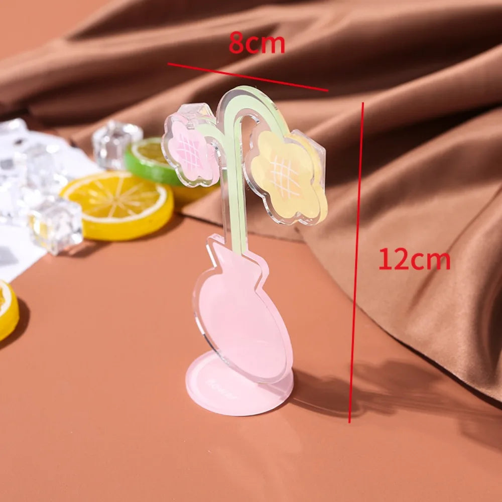 Creative Flower Shaped Photo Clip Card Holder Table Number Holder Note Holder Cute Wedding Party Desktop Decoration Card Clamp Oasis Select