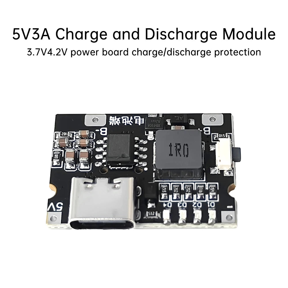 5V3A Charging And Discharging Integrated Module 3.7V4.2V Power Board Charging Protection Module Mobile Power Bank Accessories Oasis Select