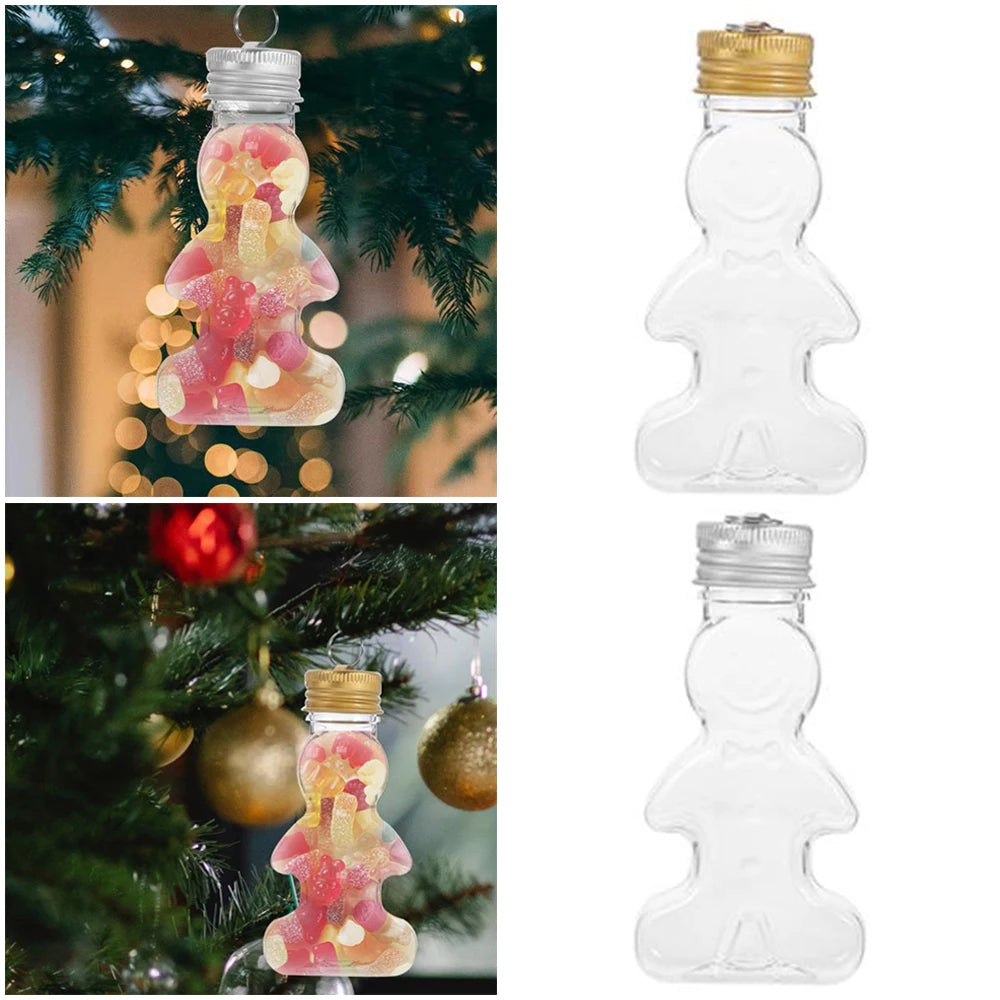 Christmas Gingerbread Man Mini Bottle | 50ml Xmas Decoration