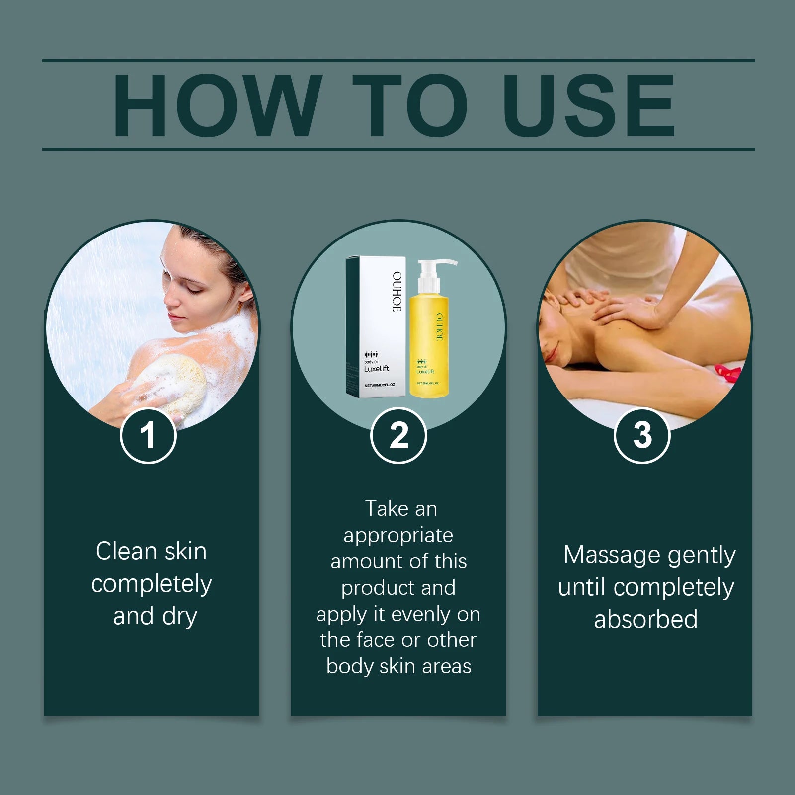 Body Oil Nourishing Lifting Firming Stomach Thigh Anti Cellulite Prevent Sagging Deeply Moisturize Skin Tightening Oil Oasis Select