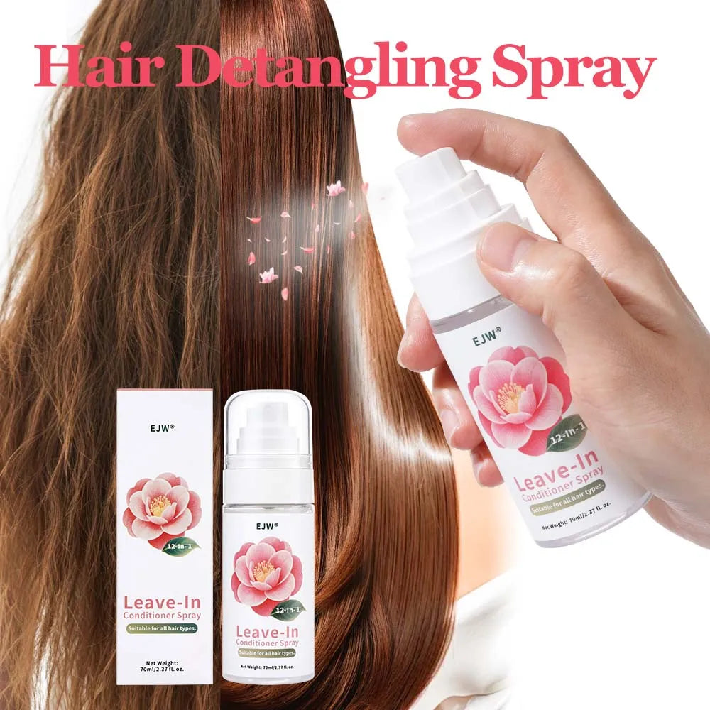 EJW Heat Protection Spray – Frizz Control, Protects to 250°F Heat Protectant Spray Oasis Select Smooth Hair Spray