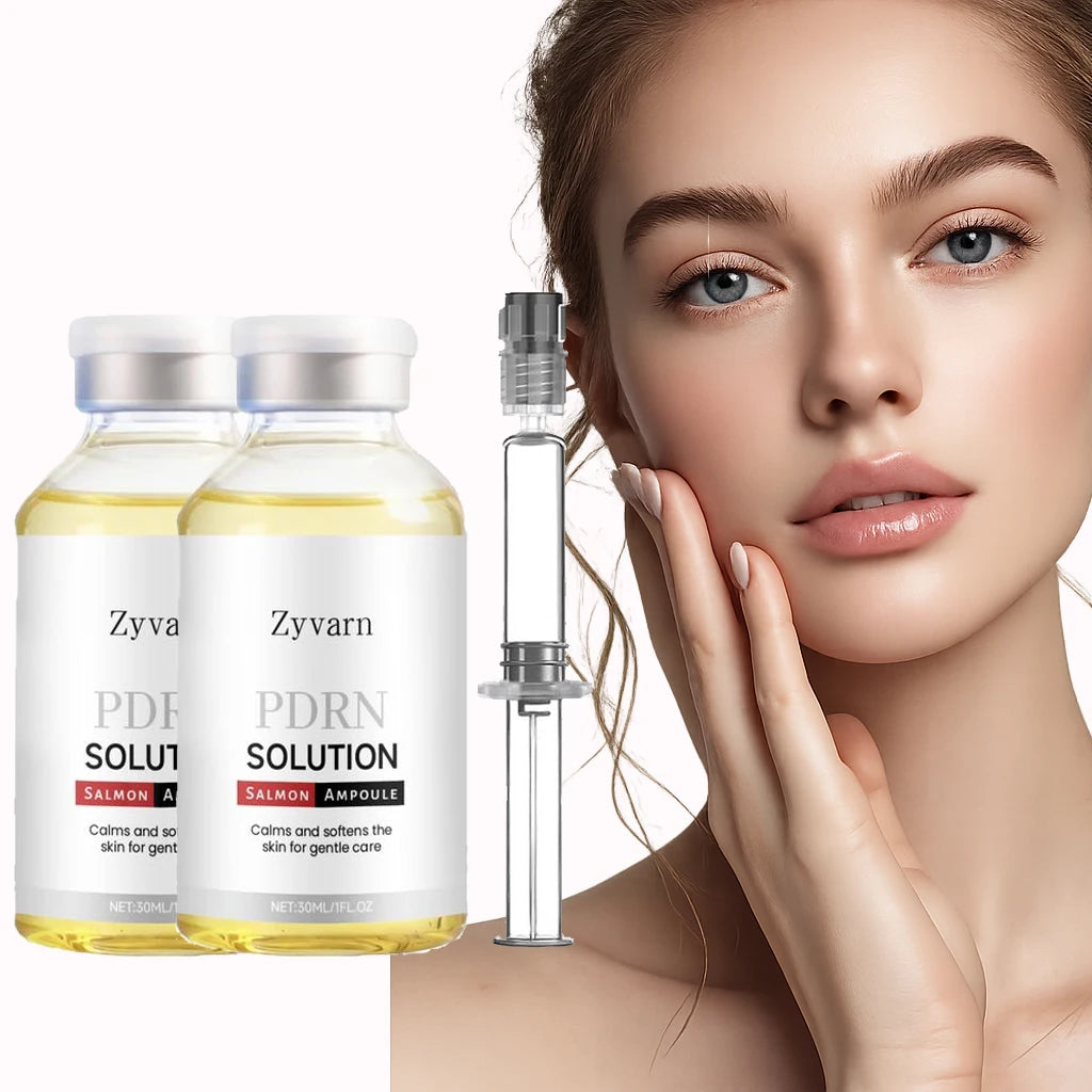 PDRN Salmon DNA Serum Ampoule Collagen Deep Hydrating Moisturizing Facial Essence Gentle Skin Care Treatment Oasis Select