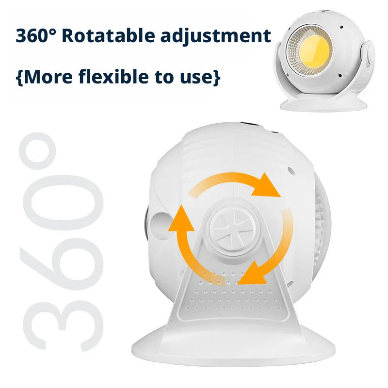 Rechargeable Camping Light Outdoor Starry Sky Aurora Moonlight Projector Atmosphere Lighting for Campsite & Camping Oasis Select
