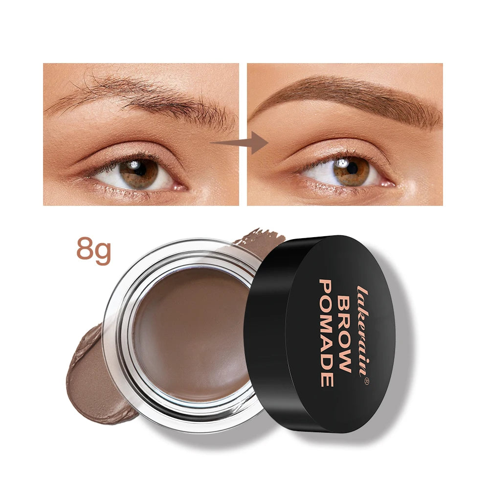 Matte Brown Black Wild Eyebrow Cream 3D Natural Tint Eyebrow Enhancers Gel Wax Waterproof Lasting Eye Makeup Cosmetic Tools Oasis Select