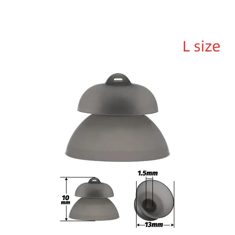 1PCS Phonak Power 4.0 Sizes Double Power Eartips Dome Compatible To Phonak New Hearing Aids Size 10mm 11.5mm 13mm Oasis Select L SIZE