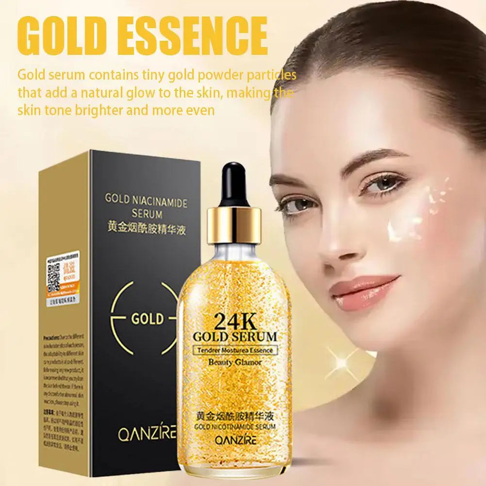24K Gold Face Serum – Anti-Aging, Brightening & Moisturizing Gold Face Serum Oasis Select