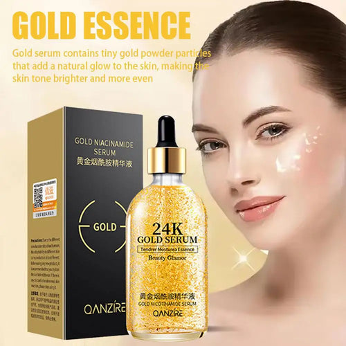 24K Gold Face Serum – Anti-Aging, Brightening & Moisturizing Gold Face Serum Oasis Select