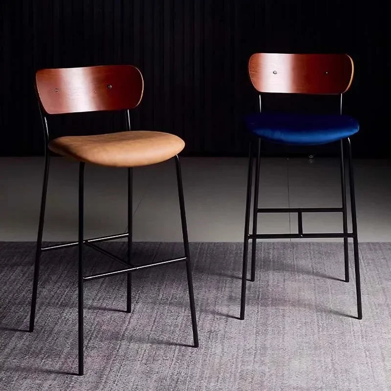 Nordic Minimalist And Luxurious Bar Chairs, Coffee Shops, Milk Tea Shops, Homestays, Restaurants, Bars, Chairs, Stools, Iron Hig Oasis Select