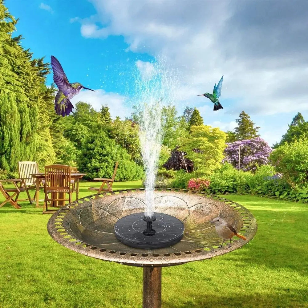 Solar Floating Fountain Pump 13/16/18cm – 6 Nozzles Included Solar Fountain Pump Oasis Select