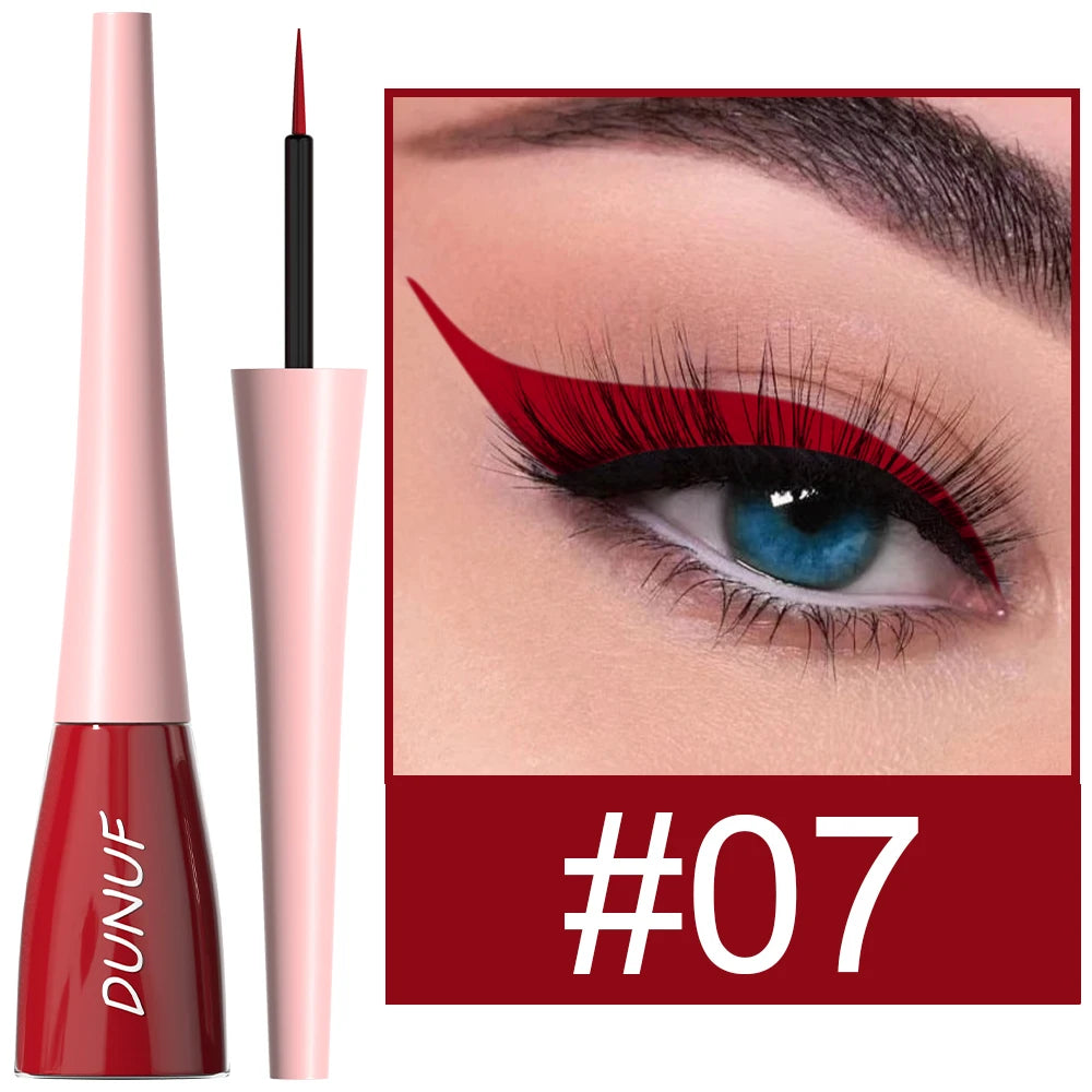 DUNUF 1 Pcs Waterproof Long-Wearing Liquid Eyeliner - Smudge-Resistant, Transfer-Proof, Perfect For Creating Dramatic Looks Oasis Select 07