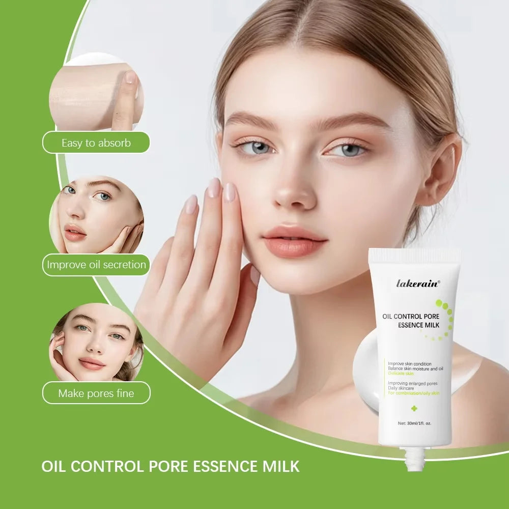 30ml Oil Control Pore Essence Milk – Smoothing Hydrating Serum Pore Essence Serum Oasis Select