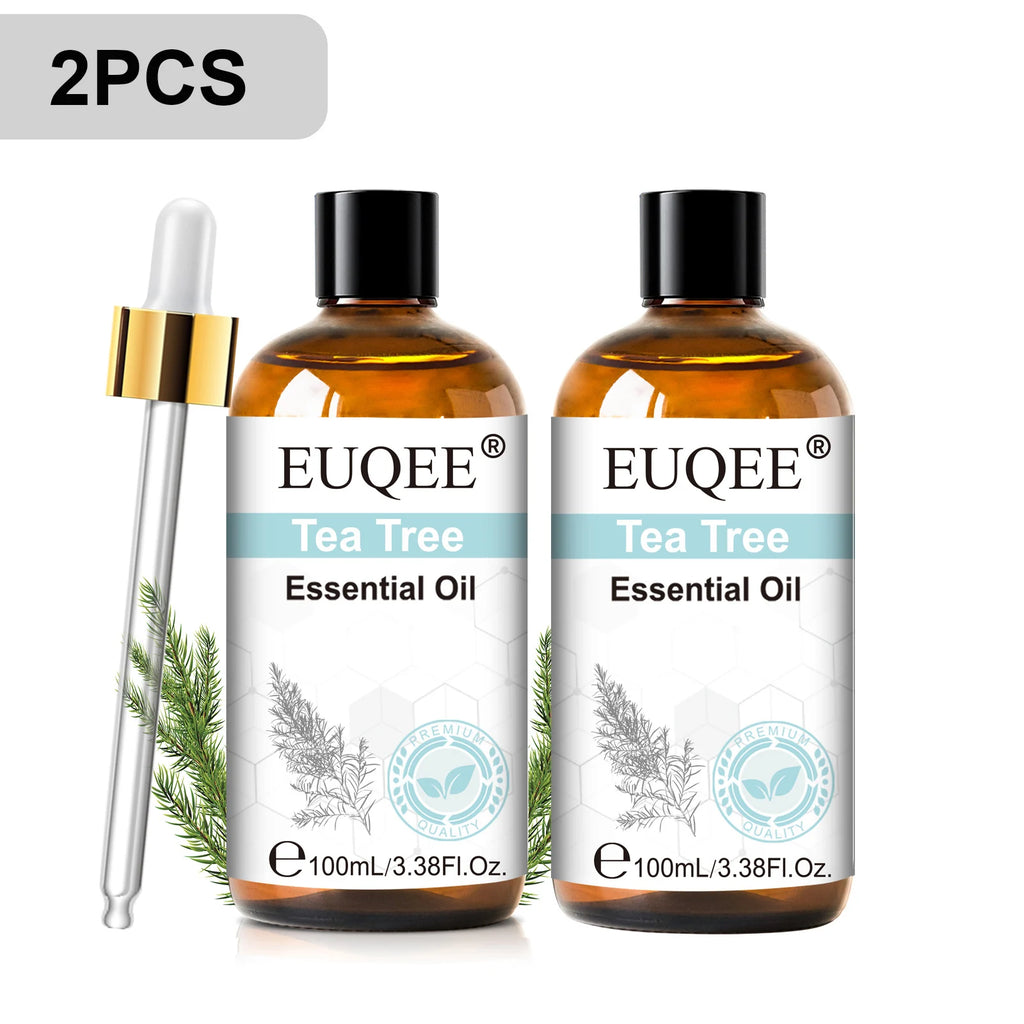 EUQEE 100ml Essential Oil for Diffuser – Lavender, Rose & More