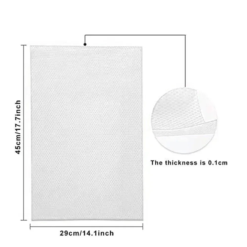 4pcs Refrigerator Liners, MayNest Washable Mats Covers Pads, Home Kitchen Gadgets Accessories Organization for Top Freezer Glass Oasis Select 4pcs WHITE L