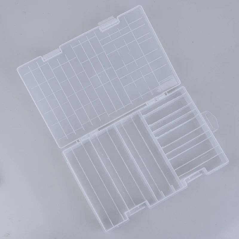 100-Slot AA & AAA Battery Storage Box | Transparent Organizer