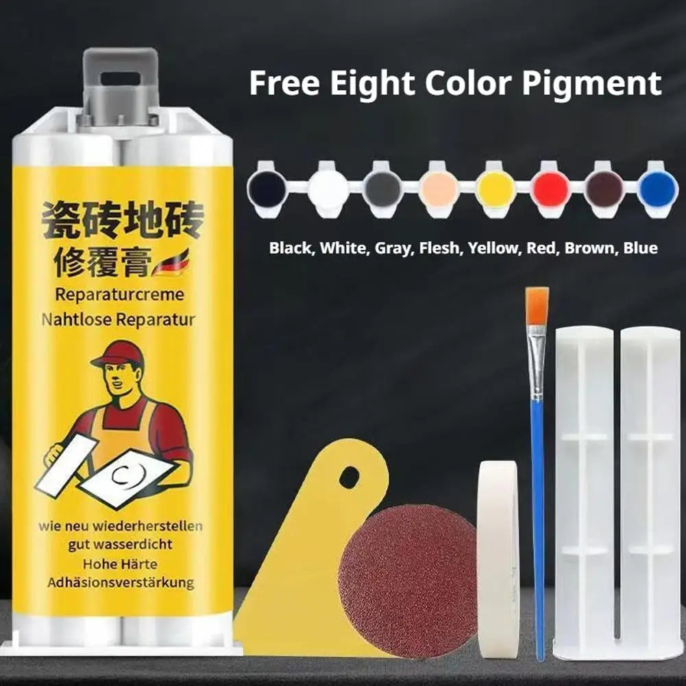 Tile & Stone Crack Repair Kit – Waterproof Grout Filler Paste