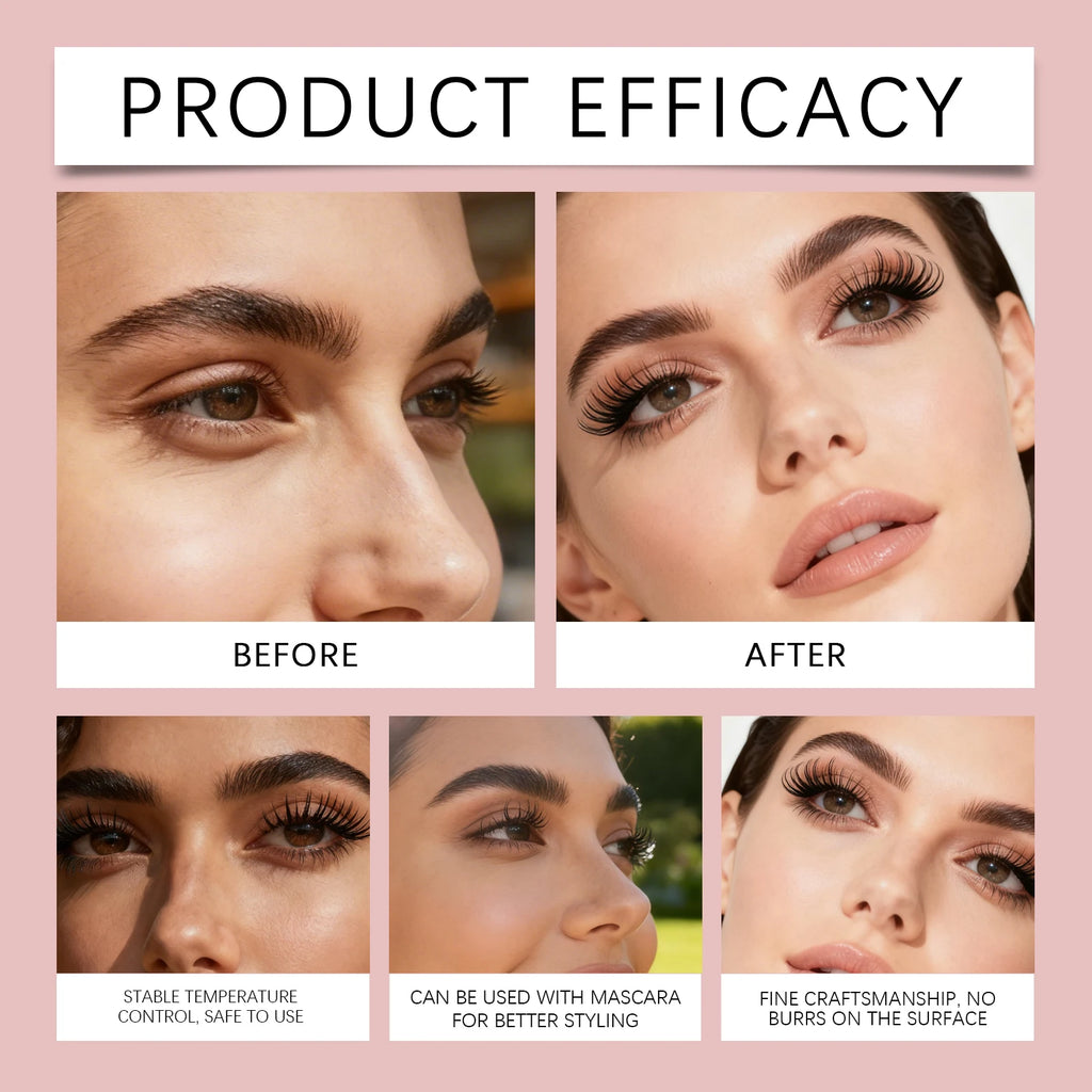 Eyelash Curler Professional Carbon Steel Natural Curl Long Lasting Beauty Essential Easy Use Beginner Friendly Makeup Tool Oasis Select