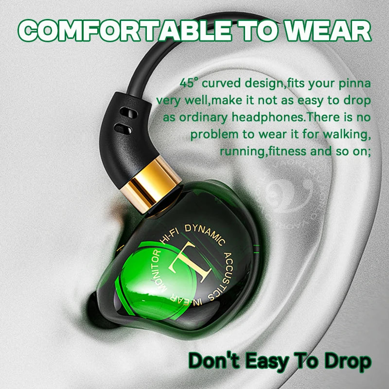 9D Surround HIFI Heavy Bass Wired Earphones Dynamic Music Headset With Mic Earbuds 3.5MM In Ear Wired Race Gaming Headphone Oasis Select