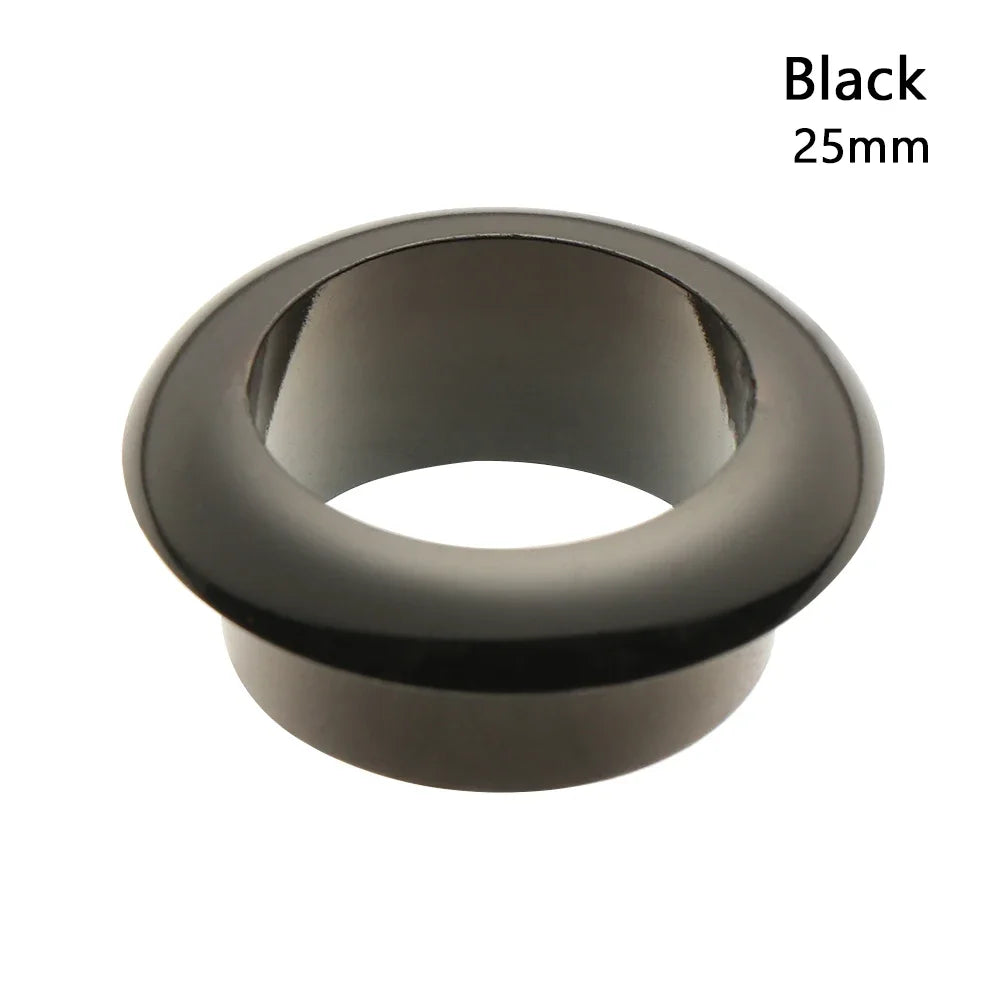 25-80MM Computer Grommet Table Cable Outlet Port Desk Wire Hole Cover Buckle Line Organizer Desk Table Cable Fastener Hardware Oasis Select 25mm black