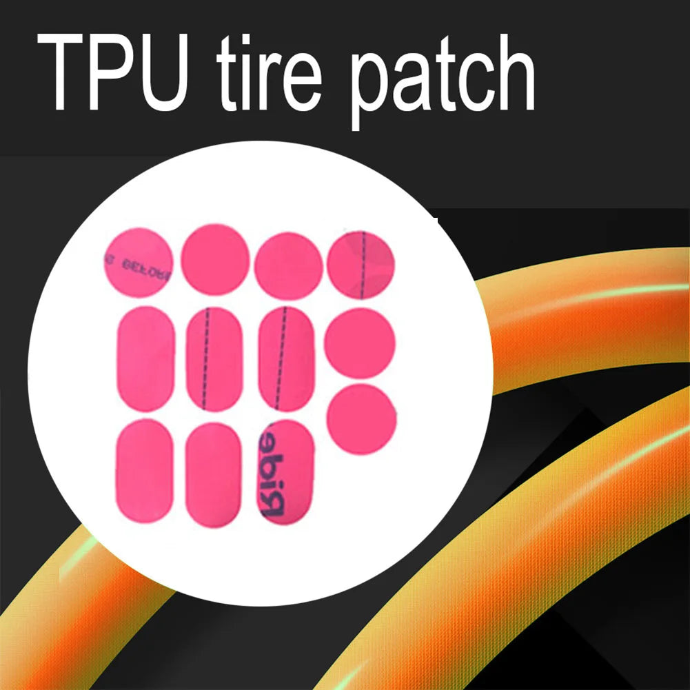 Bike Inner Tube Tire Patch Patching Tools Repair Kit Road MTB Folding Bicycle TPU Material Glue Repairing Tools For Bicycle Oasis Select