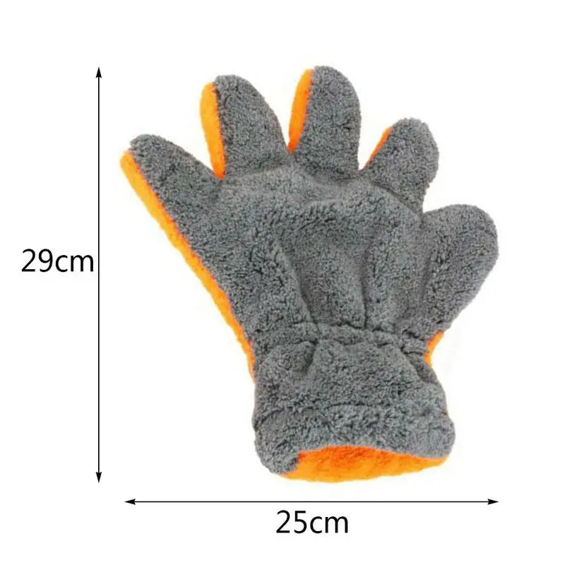 Double-Sided Coral Fleece Car Wash Mitt – Scratch-Free Glove Car Wash Mitt Oasis Select