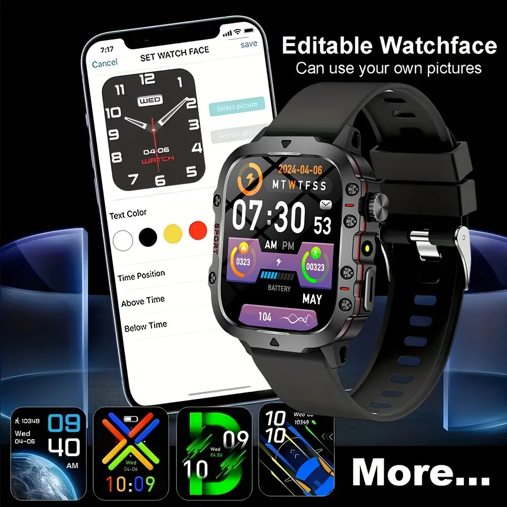 ERUN Smartwatch – Calls, Fitness Tracker & Remote Camera