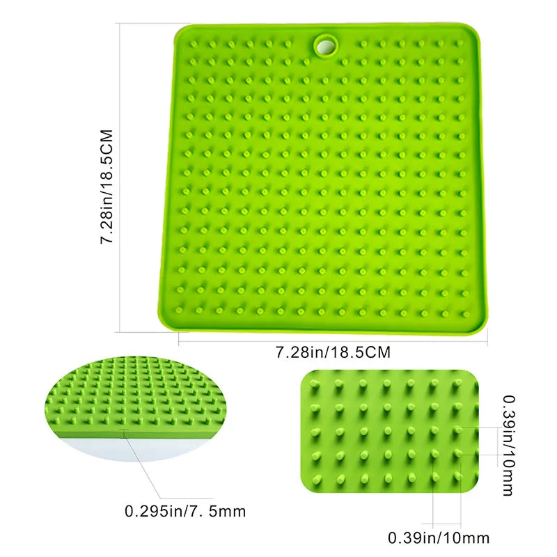 Mat For Dogs Cats Slow Food Bowls Silicone Pets Feeding Lick Pad Pet Slow Feeder Anxiety Food Container Lickimat for Dogs Puppy Oasis Select