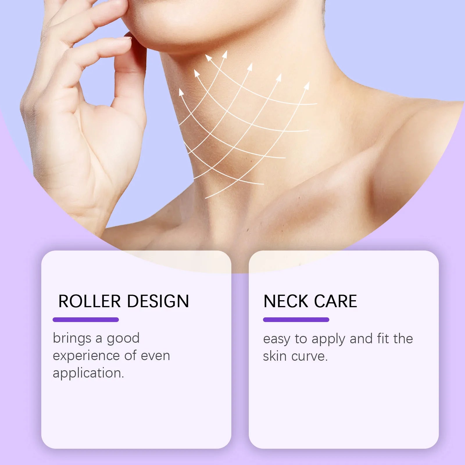 Neck Roller Cream Anti Wrinkle Tightening Eliminate Neck Lines Double Chin Moisturizing Firming Lifting Neck Revitalizing Cream Oasis Select